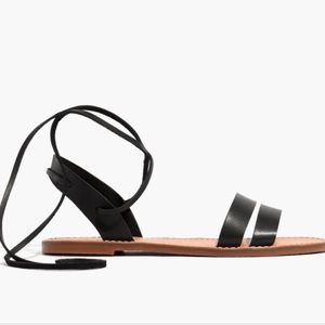 Madewell The Boardwalk Ankle-Tie Sandal